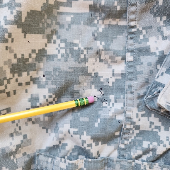 Authentic Military Jacket Camoflage Long Sleeve Pockets Zip Up Small Regular - Picture 13 of 16